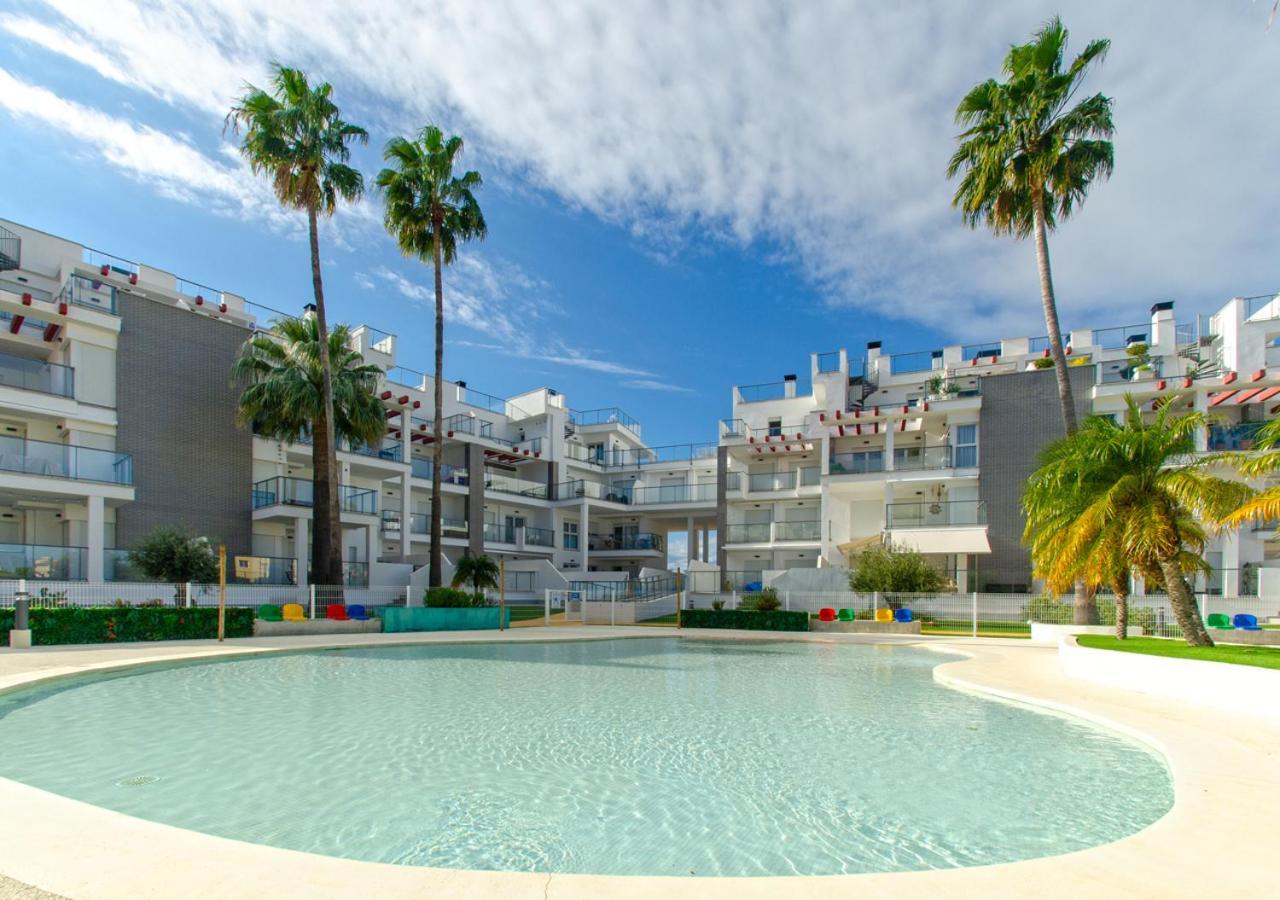 Apartamento Victoria Playa III Con Una Gran Terraza Dénia Extérieur photo