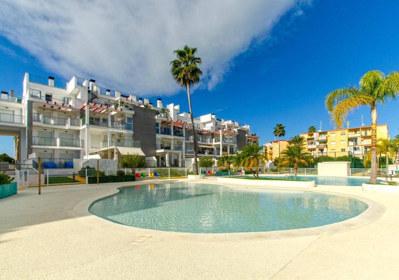 Apartamento Victoria Playa III Con Una Gran Terraza Dénia Extérieur photo
